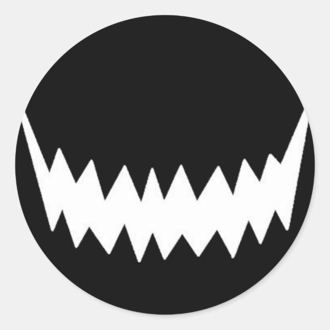 Maw Mouth Classic Round Sticker (Front)