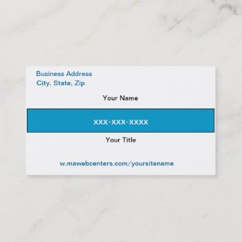 Mawebcenter Distributor Sales Business Card by LearnKnowUnderstand at Zazzle