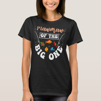 Mawmaw Of The Big One Fishing Birthday Party Bday T-Shirt