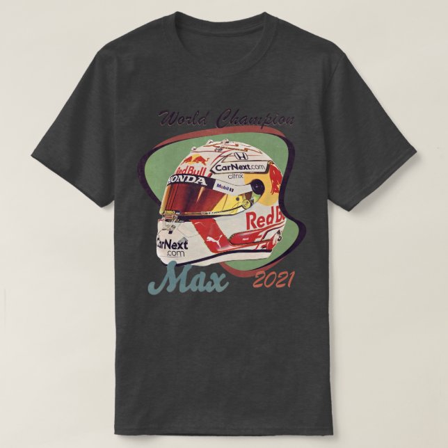 Max 2021 F1 Champion T-Shirt (Design Front)