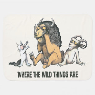 Max and the Wild Things Playing Baby Blanket