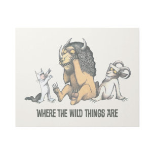 Max and the Wild Things Playing Gallery Wrap