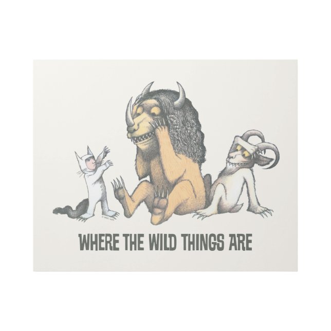 Max and the Wild Things Playing Gallery Wrap (Front)