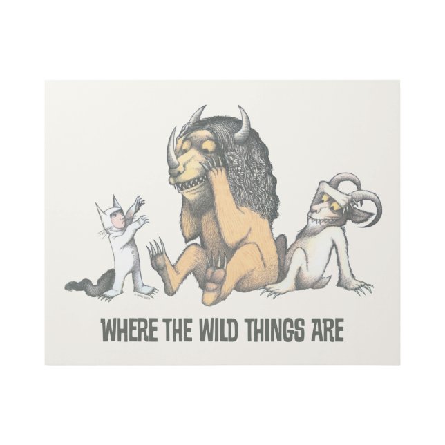 Max and the Wild Things Playing Gallery Wrap (Front)