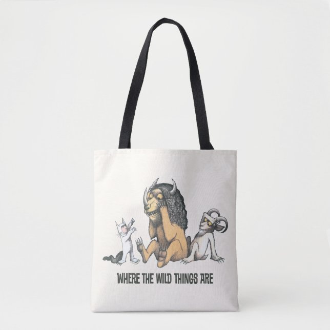 Max and the Wild Things Playing Tote Bag (Front)