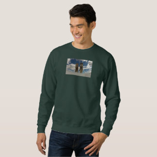 Max and Zorro Sky Sweatshirt (Forest Green)
