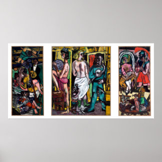 Max Beckmann - Die Akrobaten Poster