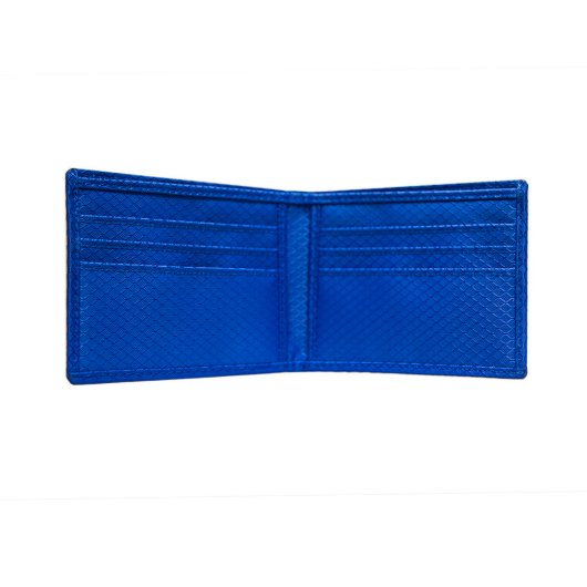MAX Blue Wave - Carbon Fiber Wallet with RFID (Interior)