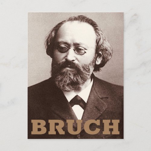 Max Bruch Postcard