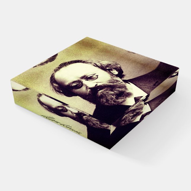 Max Bruch - signature Poster Paperweight (Angled)