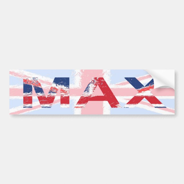 Max Bumper Sticker (Front)