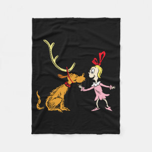 Max Cindy Lou Who Fleece Blanket