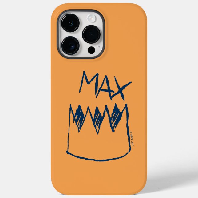 Max & Crown Sketch Case-Mate iPhone Case (Back)