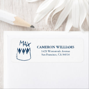 Max & Crown Sketch Label