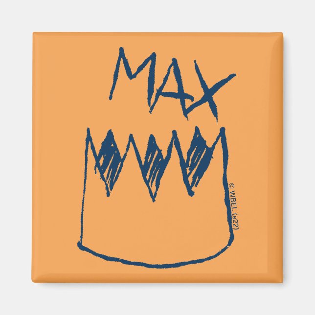 Max & Crown Sketch Magnet (Front)