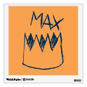 Max & Crown Sketch Wall Decal