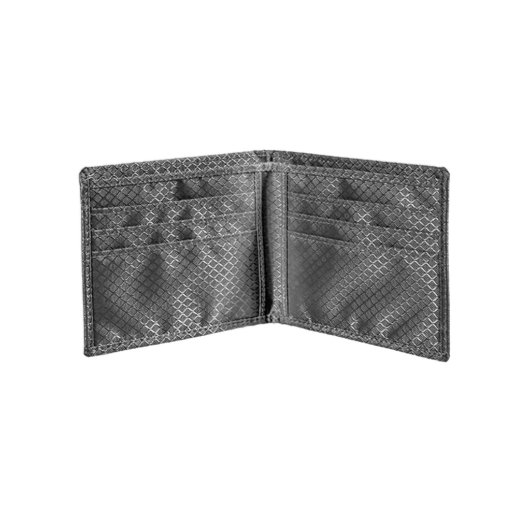 MAX Grey Wave - Carbon Fiber Wallet with RFID (Interior)