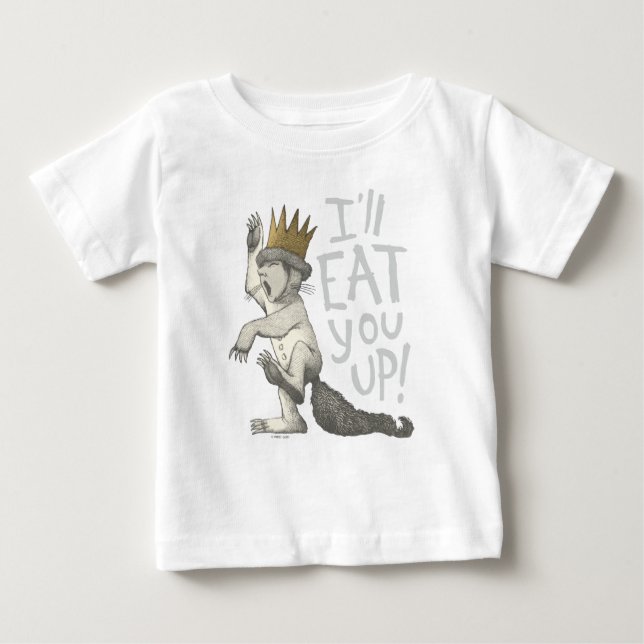 Max | I'll Eat You Up! Baby T-Shirt (Front)