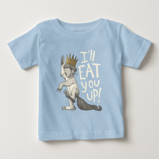 Max | I'll Eat You Up! Baby T-Shirt (Front)