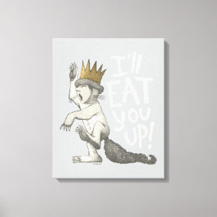 Max   I'll Eat You Up! Canvas Print