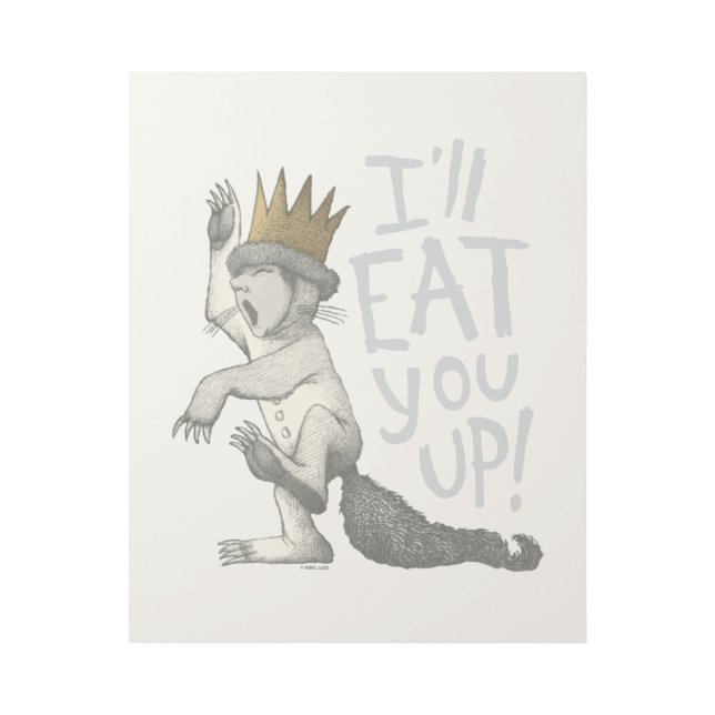 Max | I'll Eat You Up! Gallery Wrap (Front)