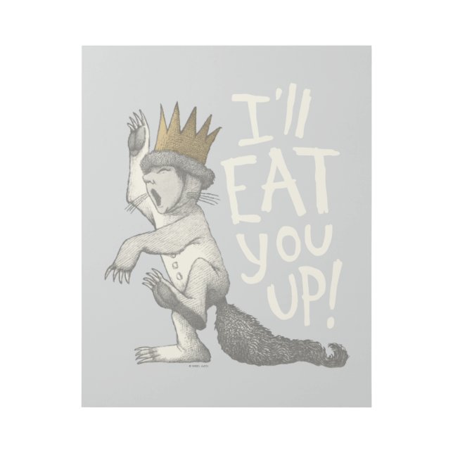 Max | I'll Eat You Up! Gallery Wrap (Front)