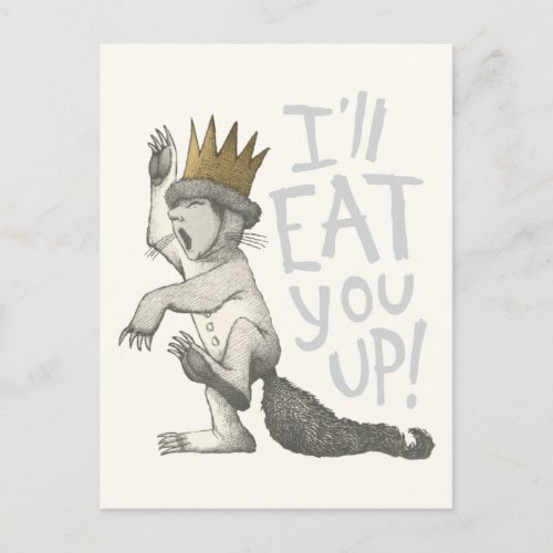 Max  Ill Eat You Up Postcard