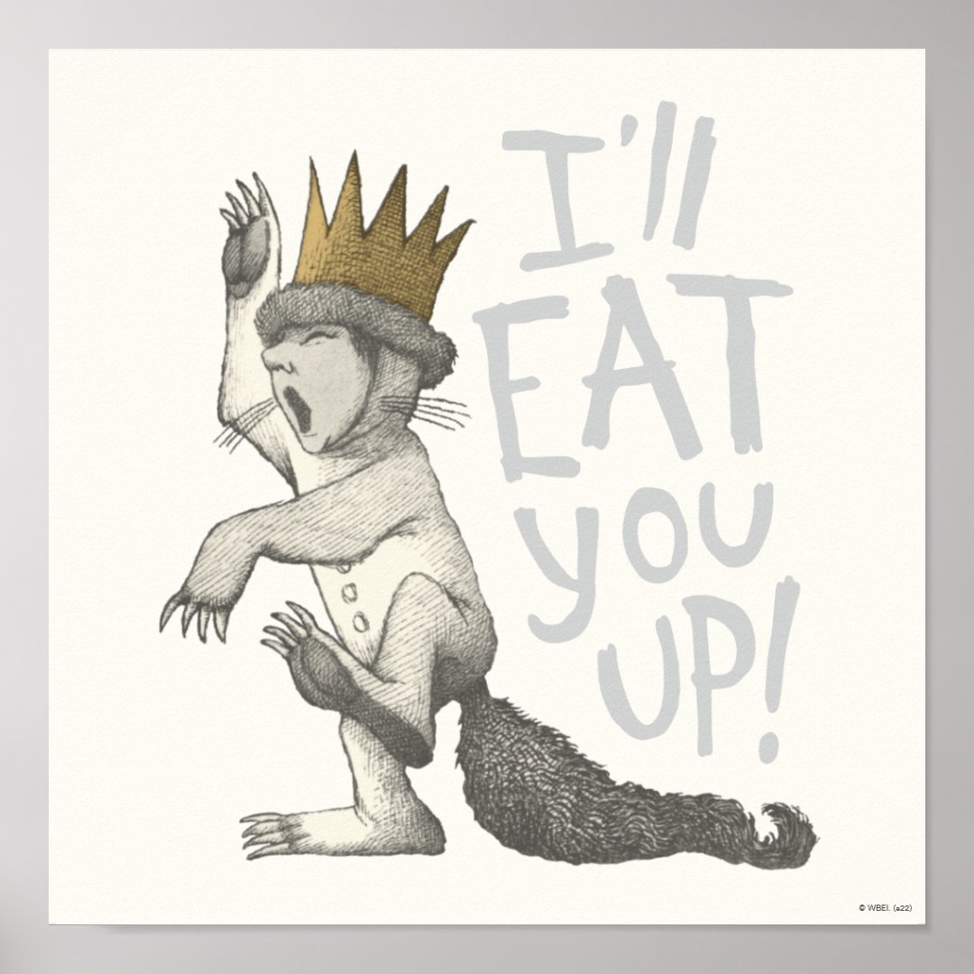 Max i ll eat you up poster zazzle