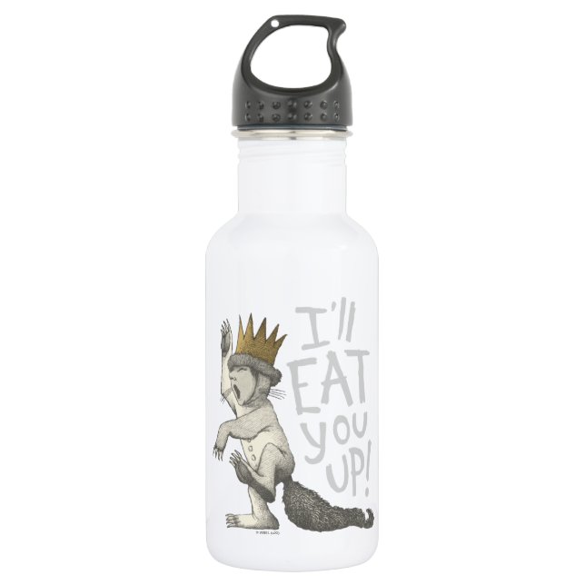 Max | I'll Eat You Up! Stainless Steel Water Bottle (Front)
