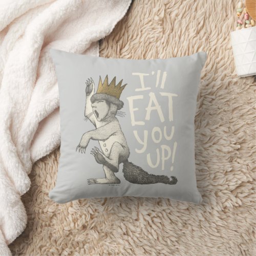 Max  Ill Eat You Up Throw Pillow