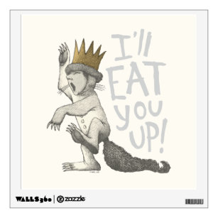 I'll Eat You Up I Love You So' Quote Vinyl Decal