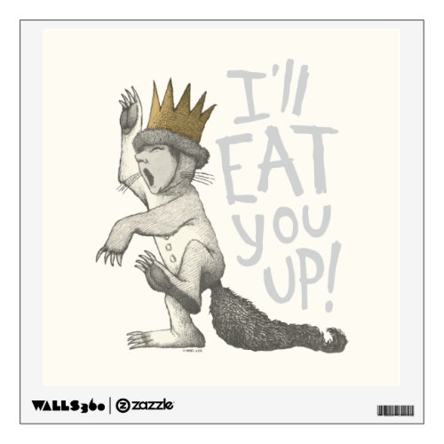 Max  Ill Eat You Up Wall Decal