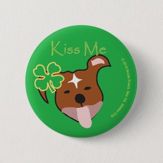 Max | Kiss Me Standard, 2¼ Inch Round Button