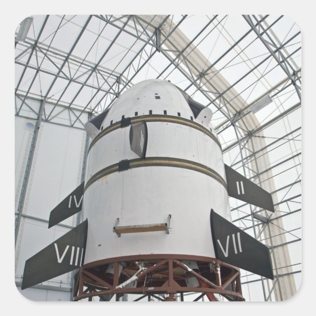 Max Launch Abort System vehicle Square Sticker (Front)