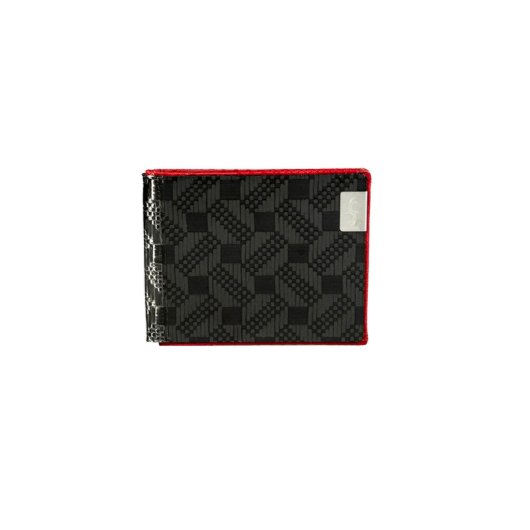 MAX Red Track - Carbon Fiber Wallet with RFID (Front)
