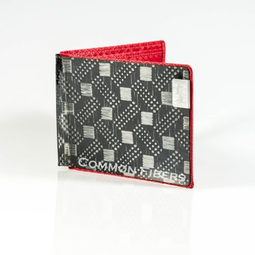 MAX Red Track _ Carbon Fiber Wallet with RFID