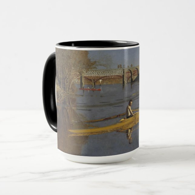 Max Schmitt in a Single Scull-Thomas Eakins Mug (Front Left)