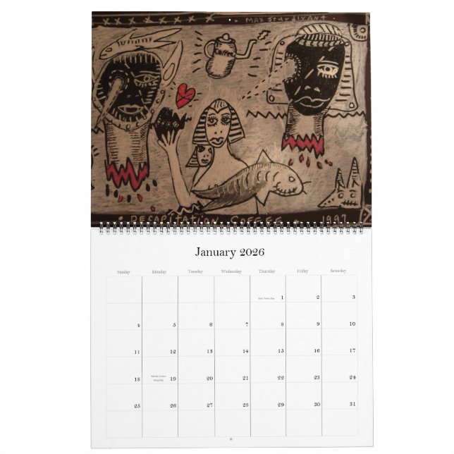 Max Sturdivant 2008 Calendar (Jan 2026)