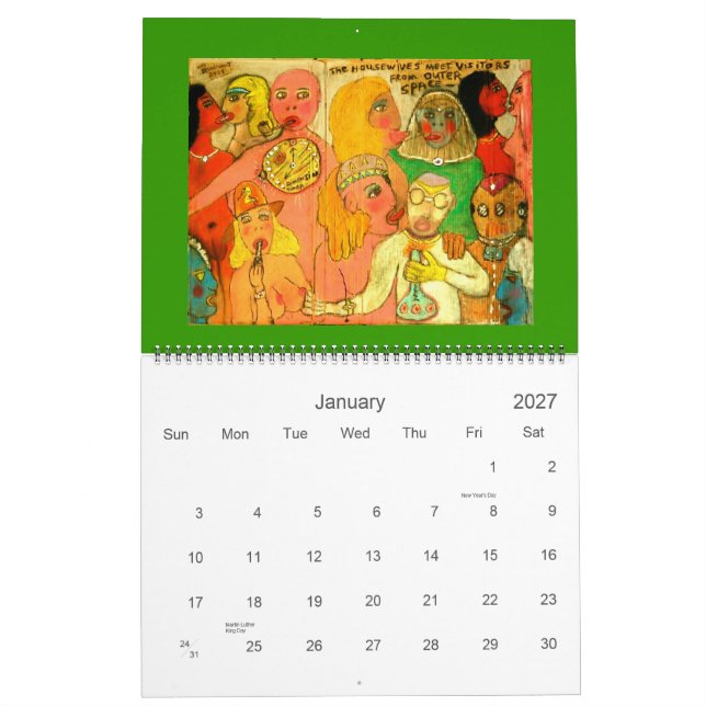 Max Sturdivant - New Work 2009 Calendar (Jan 2027)