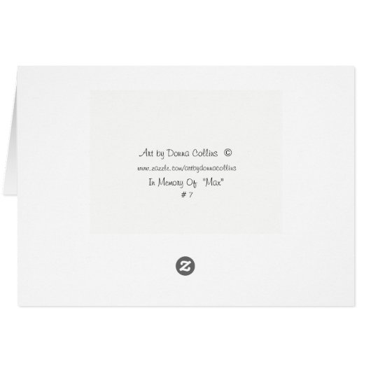 Max the Cat   #-7 (Back Horizontal)