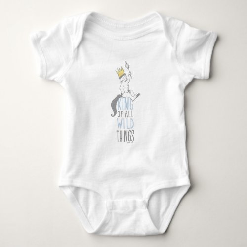 Max  The King of All Wild Things _ Blue Baby Bodysuit