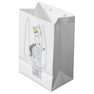 Max   The King of All Wild Things - Blue Medium Gift Bag