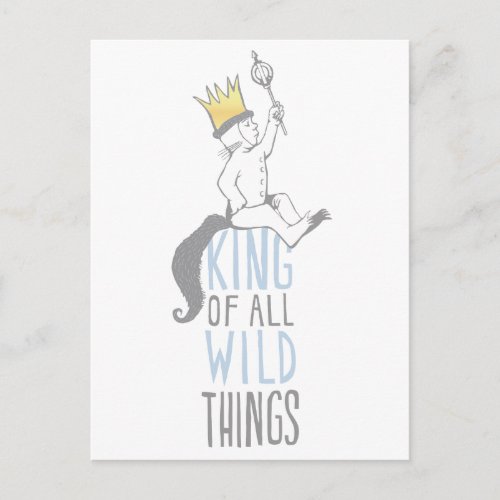 Max  The King of All Wild Things _ Blue Postcard