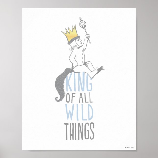 Max | The King of All Wild Things - Blue Poster (Front)