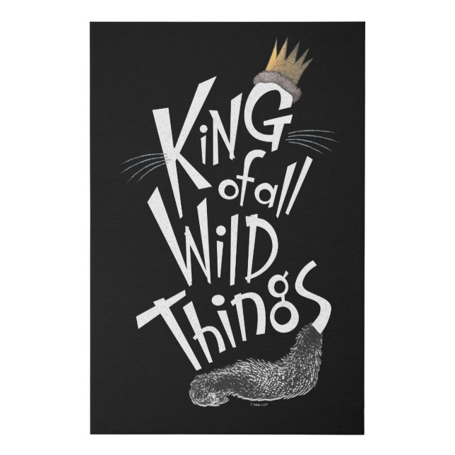 Max | The King of All Wild Things Faux Canvas Print (Front)