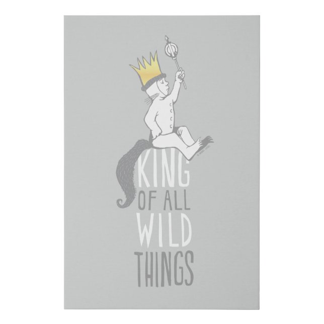 Max | The King of All Wild Things Faux Canvas Print (Front)