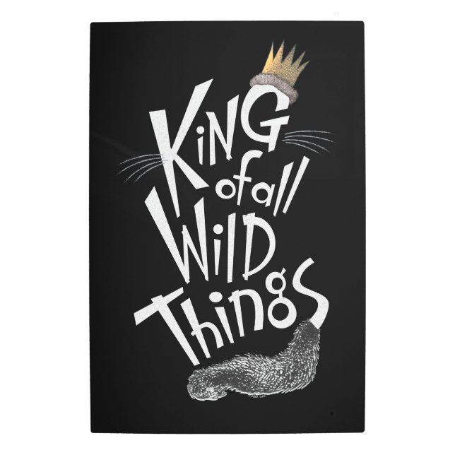Max | The King of All Wild Things Metal Print (Front)