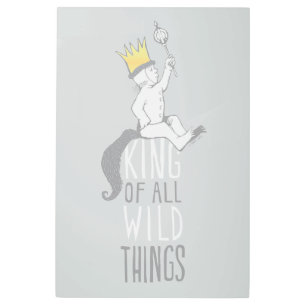 Max   The King of All Wild Things Metal Print