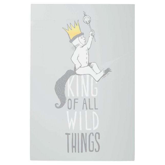 Max | The King of All Wild Things Metal Print (Front)