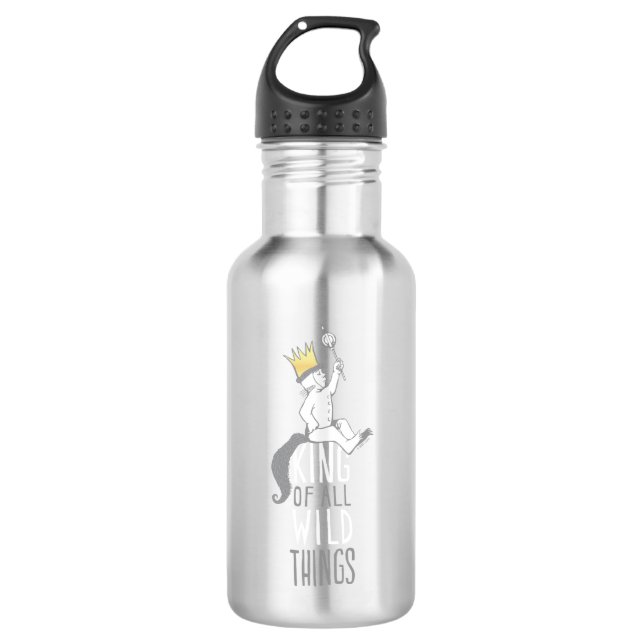 Max | The King of All Wild Things Stainless Steel Water Bottle (Front)